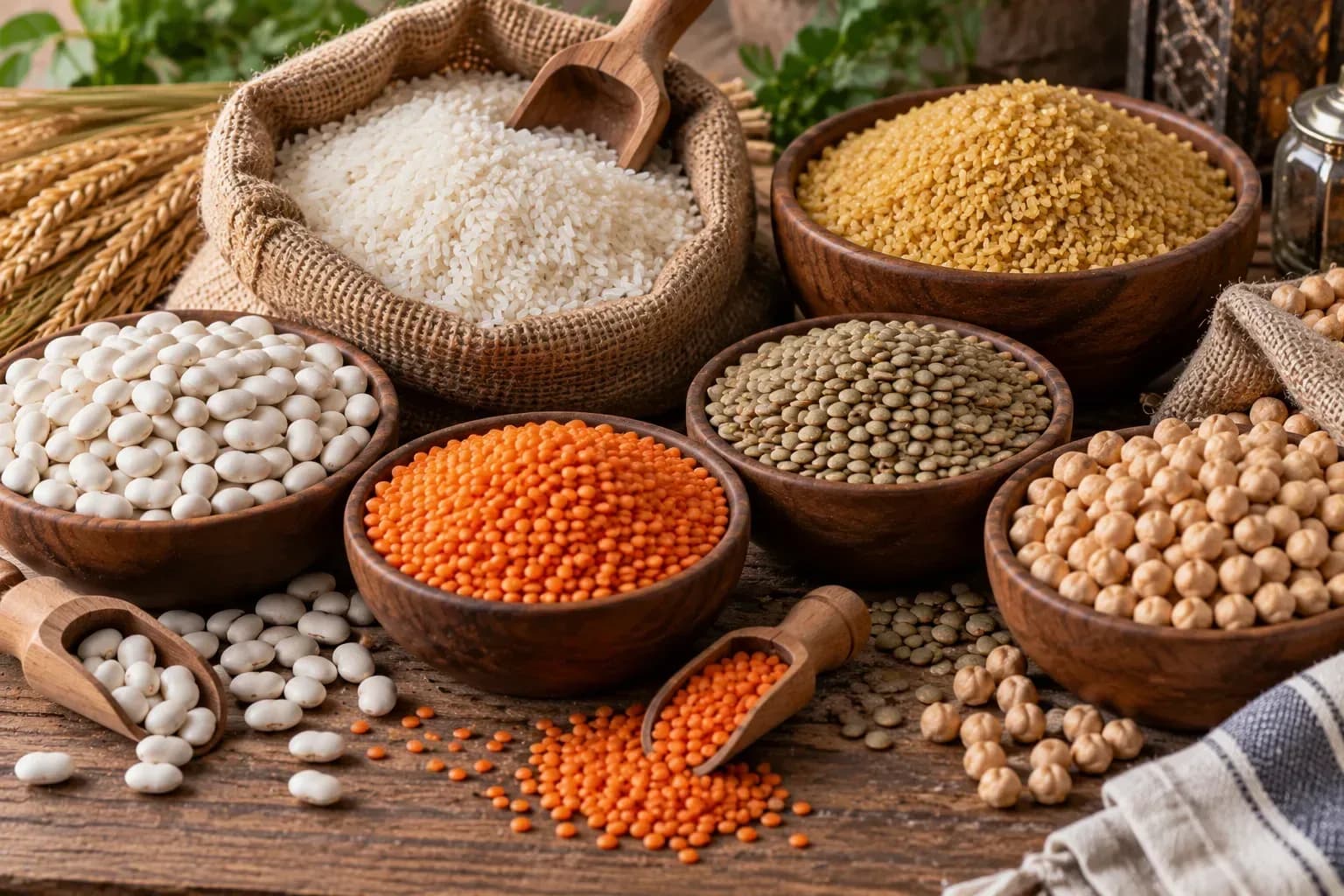 Rice and Pulses